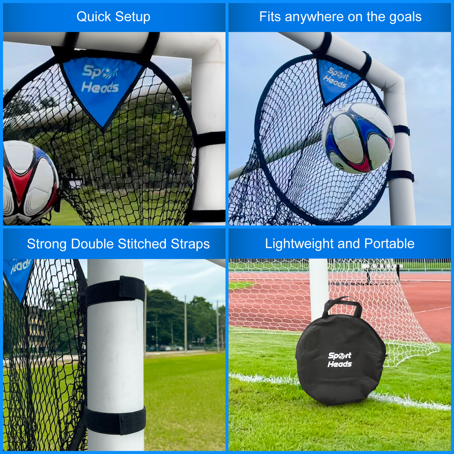 SportHeads Soccer Targets for Goal Training [2 pieces]